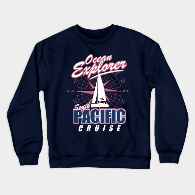 Ocean Explorer South Pacific Crewneck Sweatshirt by TCP